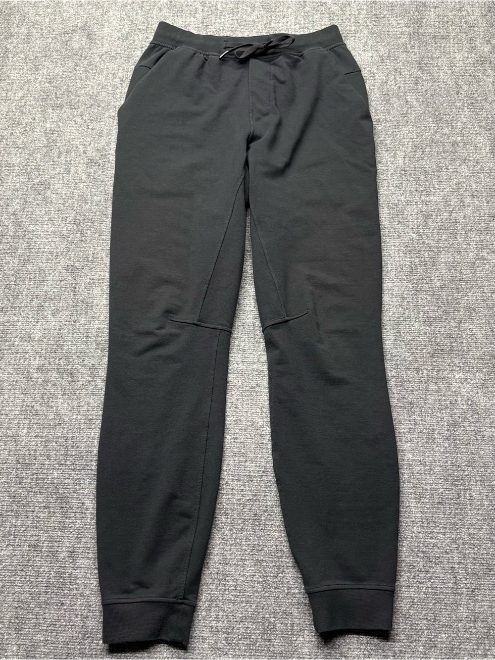 Lululemon City Sweat Sweatpants Jogger Tall Pants Mens M Black 28x31 LM5AJWT